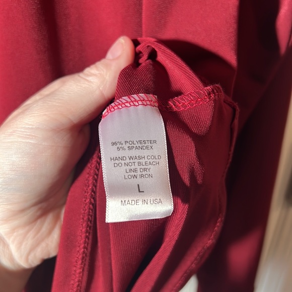 Brigette Brianna Criss-Cross Long Sleeve Top - Picture 3 of 3